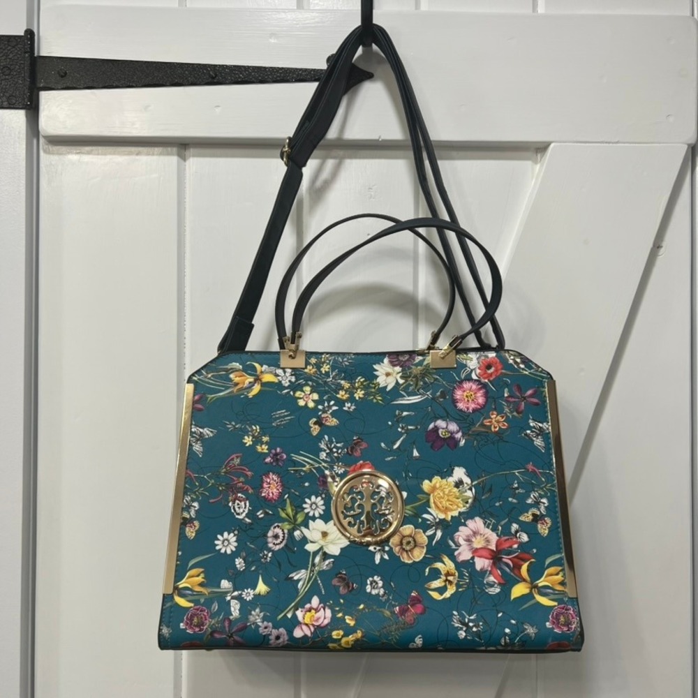 Dasein Women Large Handbag Purse Vegan Leather Satchel Work Bag Shoulder Tote